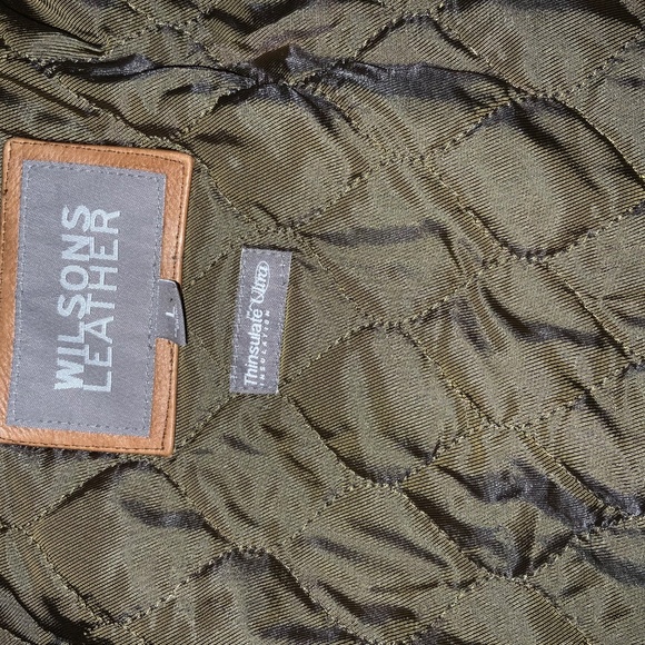 Wilsons Leather Brown Leather Jacket with 3M Thinsulate Ultra Insulating Layer - Picture 4 of 4